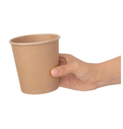 Pots à soupe compostables en PLA Fiesta Compostable 98 mm - 45,4 cl (x500)