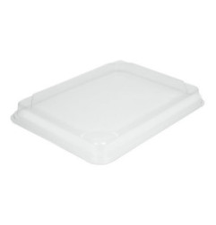 Couvercles recyclables pour plateaux Bento Faerch 263 x 201 mm (lot de 90)