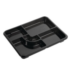 Plateaux repas recyclables Bento Faerch 263 x 201 mm (lot de 90)