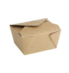 Boîtes alimentaires en carton compostables Fiesta Compostable 600ml (lot de 200)