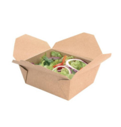 Boîtes alimentaires en carton compostables Fiesta Compostable 1200 ml (lot de 200)
