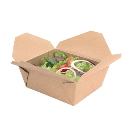 Boîtes alimentaires en carton compostables Fiesta Compostable 1200 ml (lot de 200)