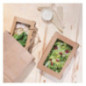 Boîtes salade compostables avec fenêtre en PLA Fiesta Compostable 1200ml (lot de 200)