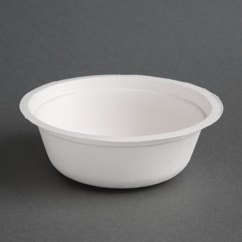 Bols ronds compostables en bagasse Fiesta Compostable 350ml (lot de 50)