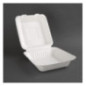 Boîtes avec couvercle à charnière Recyclables en bagasse Fiesta Recyclable 223mm (lot de 200)