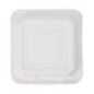 Boîtes avec couvercle à charnière Recyclables en bagasse Fiesta Recyclable 236mm (lot de 200)