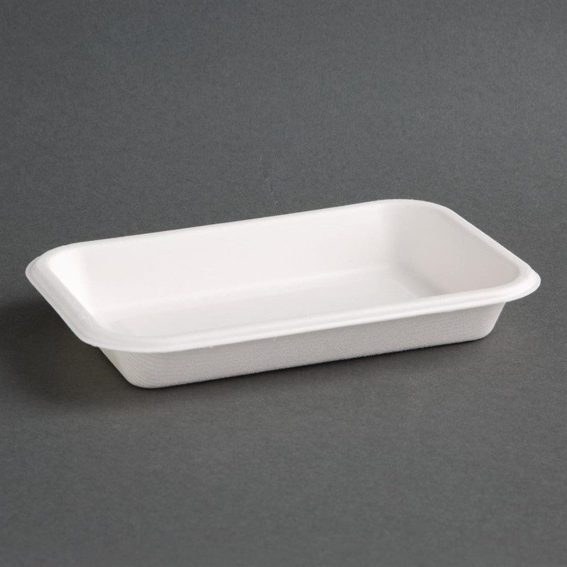 Barquettes compostables en bagasse Fiesta Compostable 340ml (lot de 50)