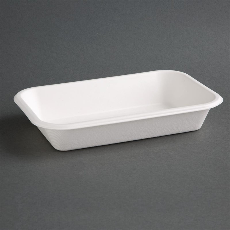 Barquettes compostables en bagasse Fiesta Compostable 680ml (lot de 50)