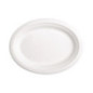 Assiettes ovales compostables en bagasse Fiesta Compostable 198mm (lot de 50)