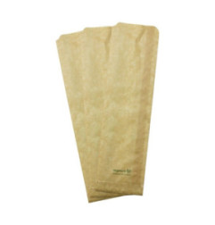 Sacs snack chaud compostables Vegware 356 x 101mm (Lot de 500)