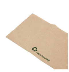 Serviettes kraft recyclées pliées Fiesta Recyclable 320x300mm (lot de 6000)