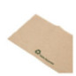 Serviettes kraft recyclées pliées Fiesta Recyclable 320x300mm (lot de 6000)