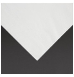 Serviettes cocktail 1 pli format 1/4 Fiesta Recyclable 300mm blanches (lot de 5000)