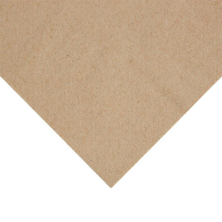 Serviettes snacking recyclées 2 plis pliage 1/4 Fiesta Recyclable 330mm kraft (lot de 2000)