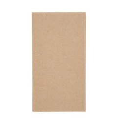 Serviettes snacking recyclées 2 plis pliage 1/8 Fiesta Recyclable 330mm kraft (lot de 2000)