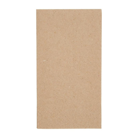 Serviettes snacking recyclées 2 plis pliage 1/8 Fiesta Recyclable 330mm kraft (lot de 2000)