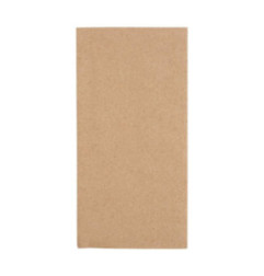 Serviettes dîner 2 plis format 1/8 Fiesta Recyclable 400mm kraft (lot de 2000)