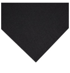 Serviettes dîner 3 plis format 1/4 Fiesta Recyclable 400mm noires (lot de 1000)