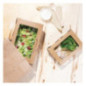 Boîtes salade avec fenêtre PET Fiesta Recyclable 700ml (lot de 200)