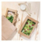 Boîtes salade avec fenêtre PET Fiesta Recyclable 1200ml (lot de 150)
