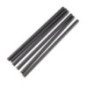 Pailles agitateurs compostables en papier emballées individuellement Fiesta Compostable noires (lot de 250)
