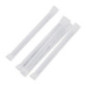 Pailles agitateurs compostables en papier emballées individuellement Fiesta Compostable noires (lot de 250)