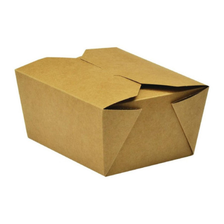 Boîtes alimentaires en carton compostable Vegware No.1 700ml (lot de 450)