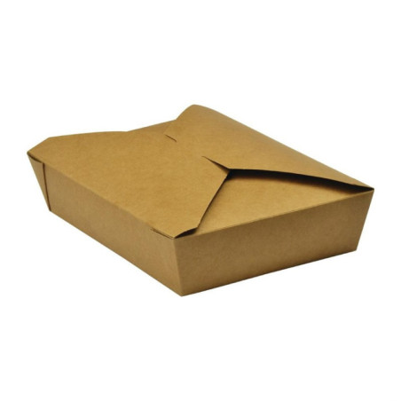Boîtes alimentaires en carton compostable Vegware No.2 1500ml (lot de 280)
