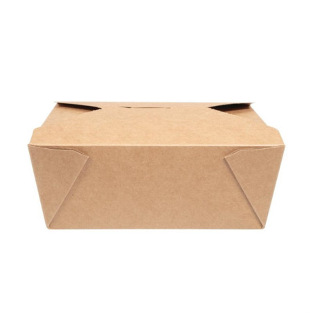 Boîtes alimentaires en carton compostable Vegware N°3 1800ml (lot de 180)