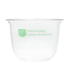 Pots Deli en PLA compostables série 96 Vegware 284ml (lot de 1000)