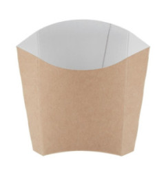 Etuis à frites moyens kraft compostables Colpac (lot de 1000)