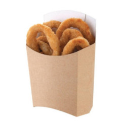 Grands étuis à frites kraft compostables Colpac (lot de 1000)