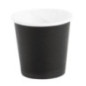 Gobelets jetables à café espresso Fiesta Recyclable noirs 120ml x1000