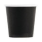 Gobelets jetables à café espresso Fiesta Recyclable noirs 120ml x1000