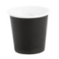 Gobelets jetables à café espresso Fiesta Recyclable noirs 120ml (lot de 50)