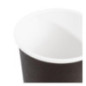 Gobelets jetables à café espresso Fiesta Recyclable noirs 120ml (lot de 50)