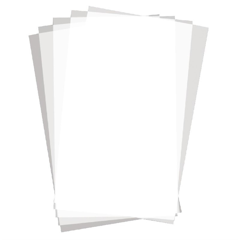 Carrés de papier ingraissable uni (Lot de 500)