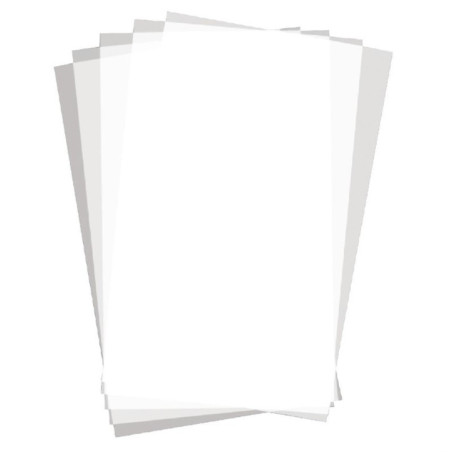 Carrés de papier ingraissable uni (Lot de 500)