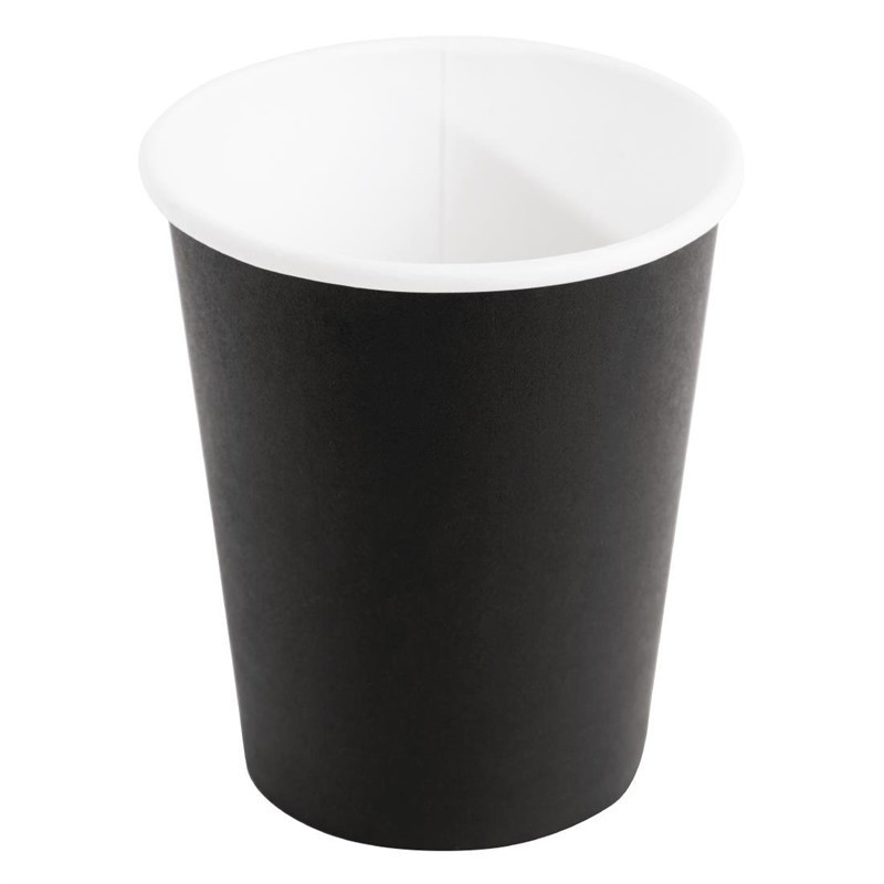 Gobelets boissons chaudes paroi simple Fiesta Recyclable noirs 230ml (lot de 50) Gobelets boissons chaudes paroi simple Fiesta Recyclable noirs 230ml (lot de 50)
