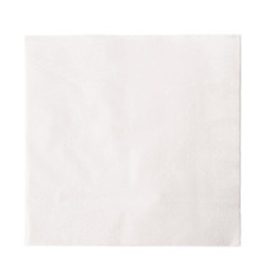 Serviettes snacking en papier blanches 330 x 330mm (Lot de 5000)