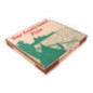 Boîtes à pizza imprimées compostables 311mm (lot de 100)