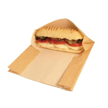 Sachets panini kraft compostables Vegware (lot de 500)