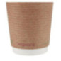 Gobelets boissons chaudes double paroi compostables Vegware 340ml (lot de 500)