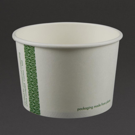 Bols à soupe / glace compostables Vegware 230ml (lot de 1000)