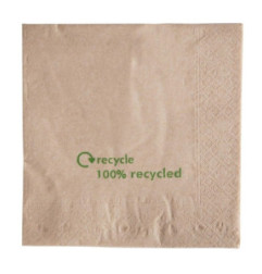 Serviettes double épaisseur en papier recyclé (Lot de 2000)