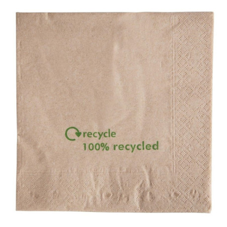 Serviettes double épaisseur en papier recyclé (Lot de 2000)