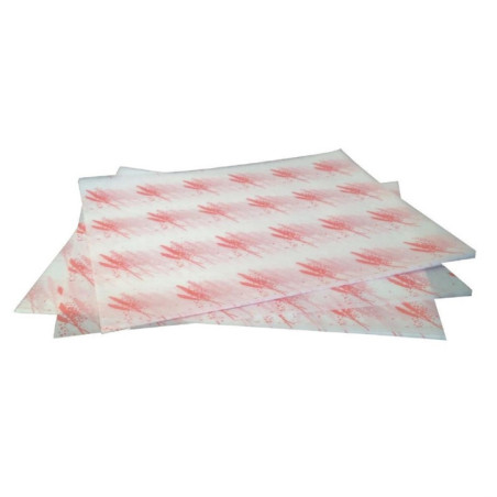 Emballages burgers rouges (Lot de 1000)