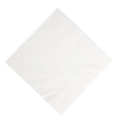 Serviettes déjeuner ouate blanches compostables Duni 400mm (lot de 1000)