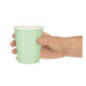 Gobelets simple paroi Fiesta Recyclable turquoise 225ml (lot de 1000)