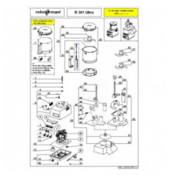 Pièces détachées pour Robot coupe R301